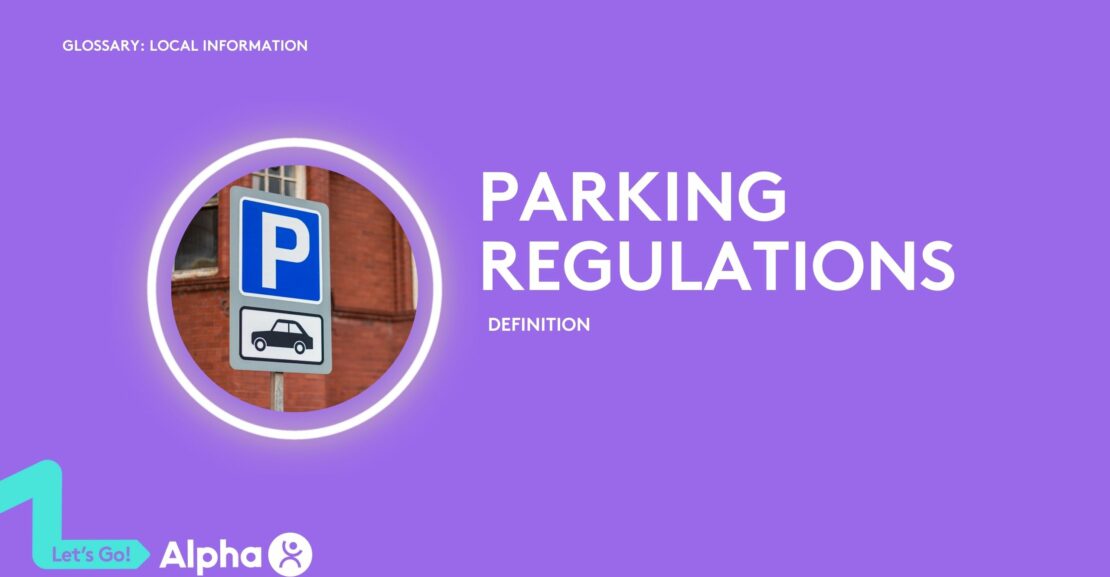 Local Information - Parking Regulations - Definition - glossary page - image
