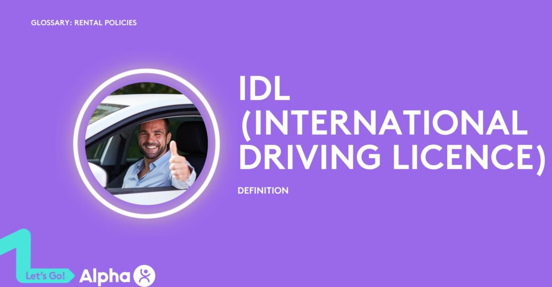 IDL (International Driving Licence) - Definition - glossary page - image